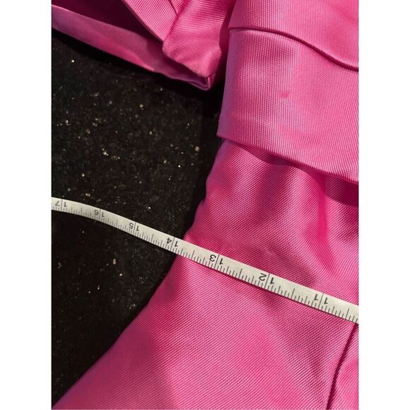 MOON RIVER OFF-SHOULDER PUFF SLEEVES MINI DRESS PINK date Cocktail👗 Size S NWT - Picture 7 of 9